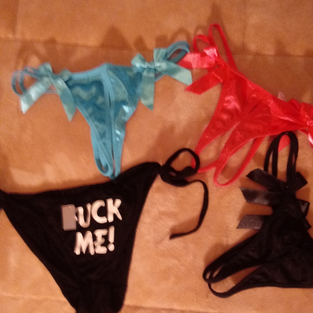 SOLD.  .....NWOT Crotchless underwear